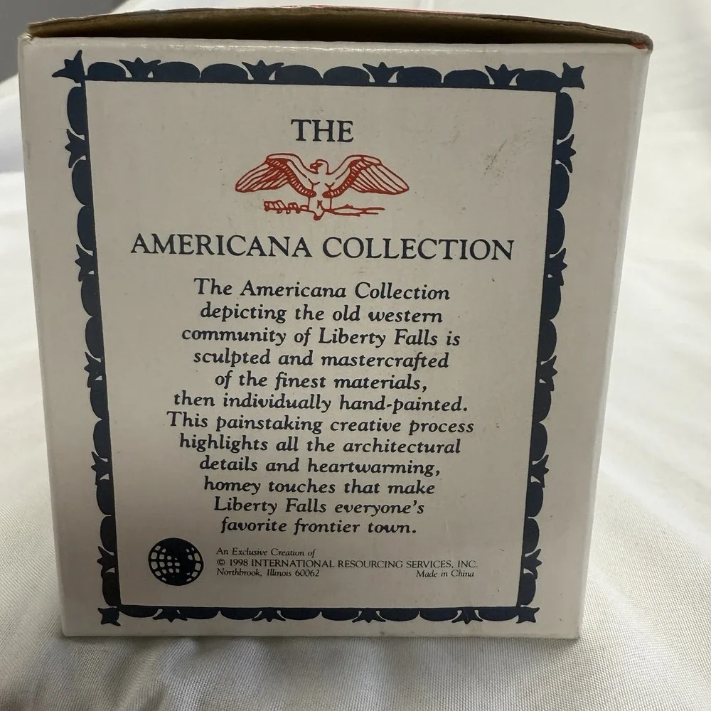 Liberty Falls Dawsons Stable & Fools Gold AH156 NEW‎ Box Christmas Village 1998